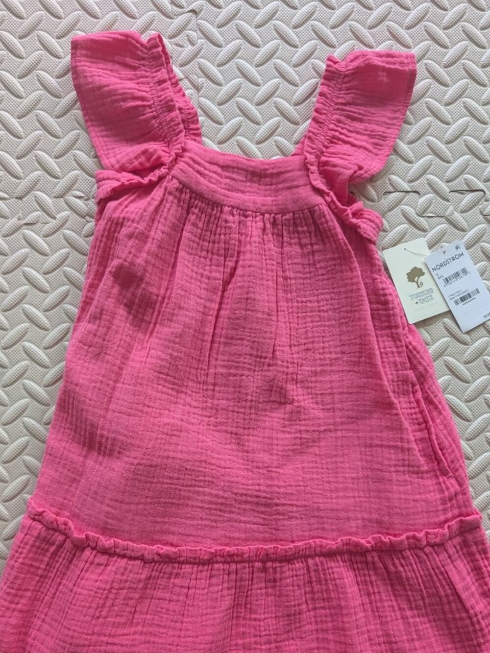 Nordstrom Tucker+Tate, Magenta Pink Fandango Dress, Size 5T - Picture 3 of 4